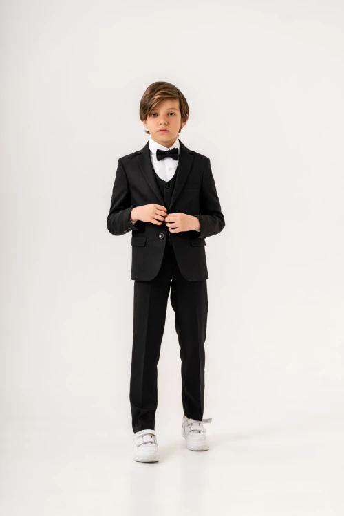 Papyonlu Ceketli Takım Elbise 4001