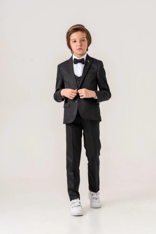 Papyonlu Ceketli Takım Elbise 4022