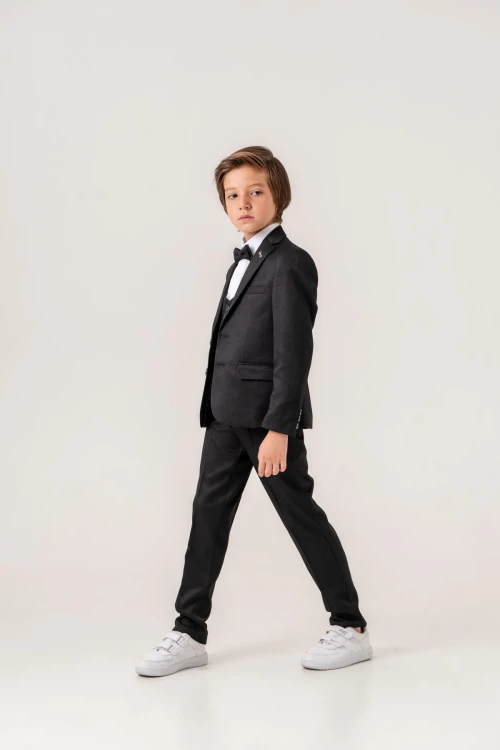 Papyonlu Ceketli Takım Elbise 4022