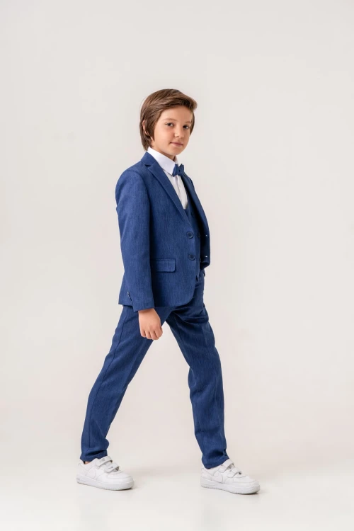 Papyonlu Ceketli Takım Elbise 4022