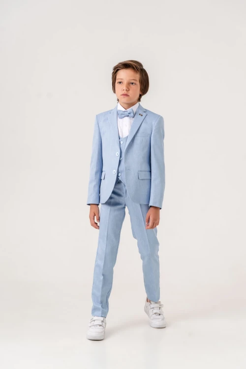 Papyonlu Ceketli Takım Elbise 4022