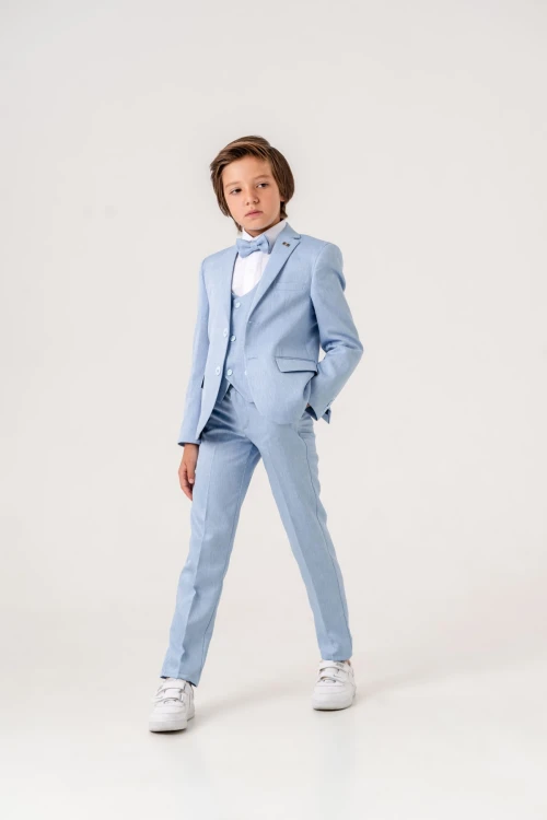 Papyonlu Ceketli Takım Elbise 4024