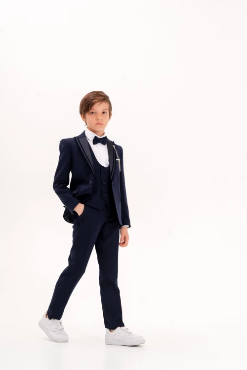 Papyonlu Ceketli Takım Elbise 4214