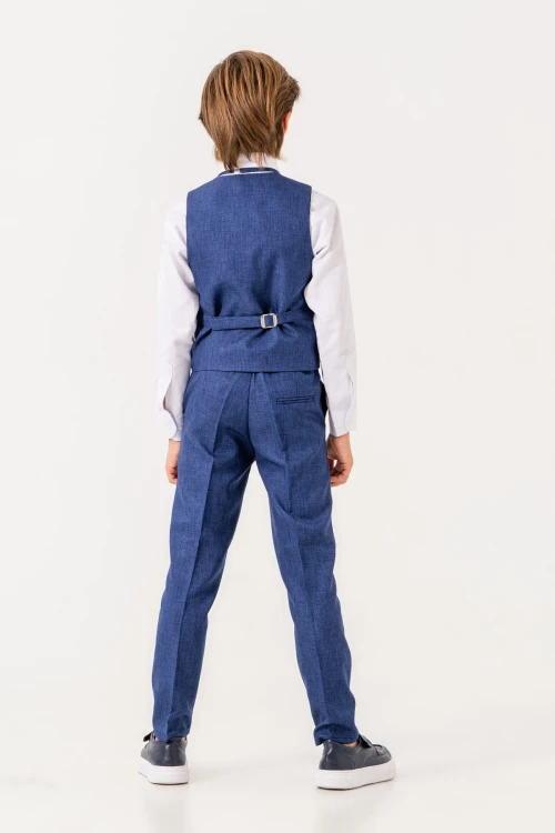 Papyonlu Yelekli Takım Elbise 3004