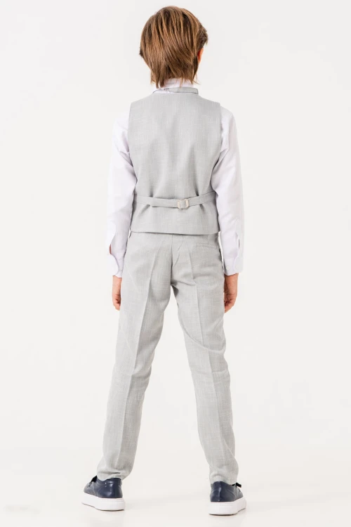 Papyonlu Yelekli Takım Elbise 3052