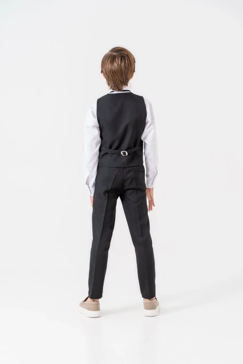 Papyonlu Yelekli Takım Elbise 3061