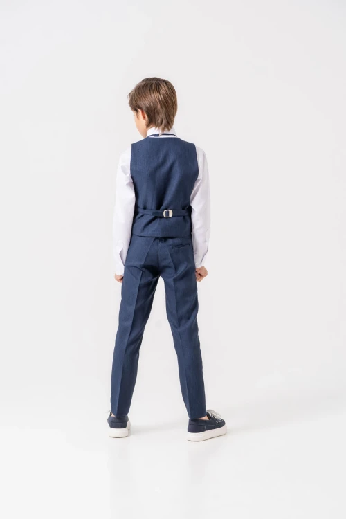 Papyonlu Yelekli Takım Elbise 3061