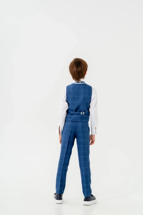 Papyonlu Yelekli Takım Elbise 3063