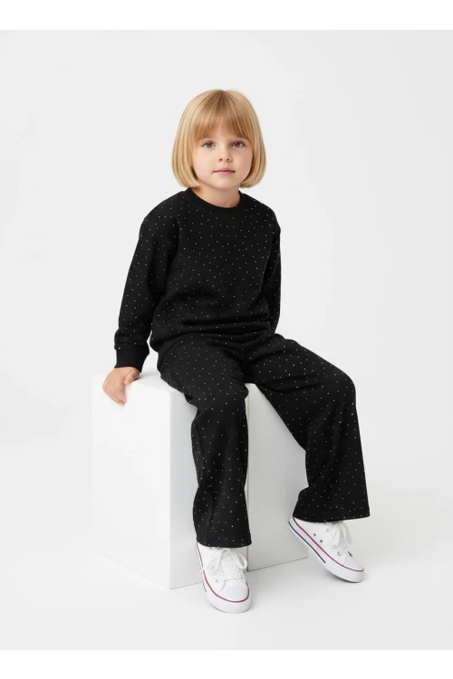 Parlak Taşlı Kız Çocuk Takım 20459