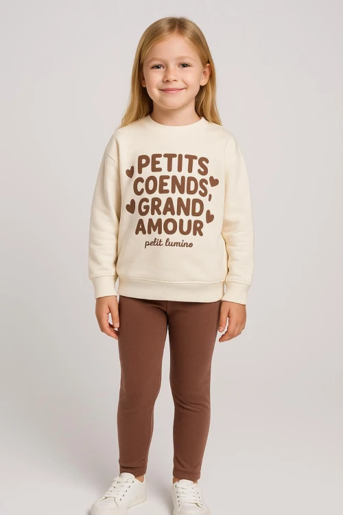 Petits Baskılı Kız Çocuk Takım 20453