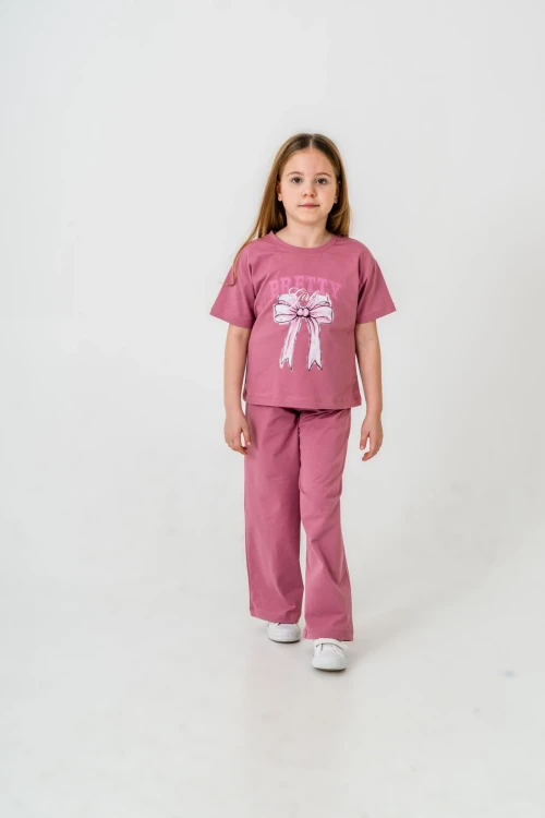 Pretty Girl Baskılı Kız Çocuk Takım 033