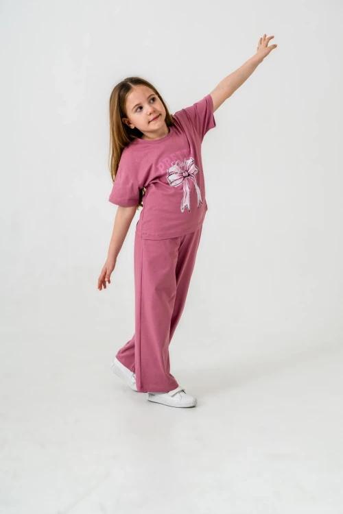 Pretty Girl Baskılı Kız Çocuk Takım 033