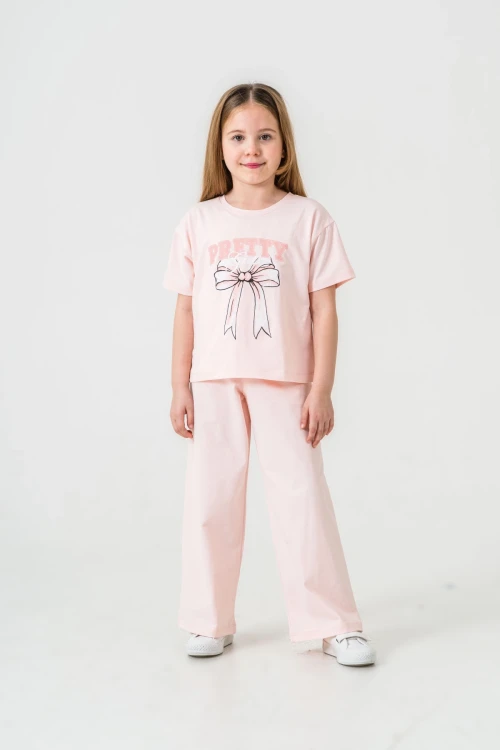 Pretty Girl Baskılı Kız Çocuk Takım 033