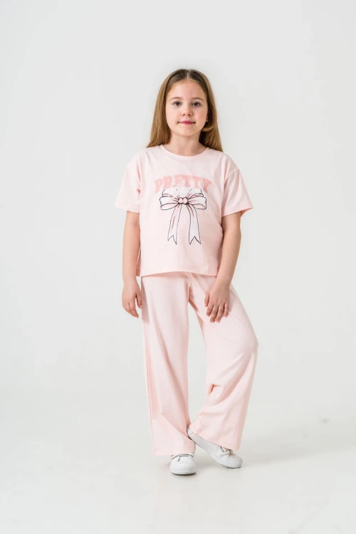 Pretty Girl Baskılı Kız Çocuk Takım 033