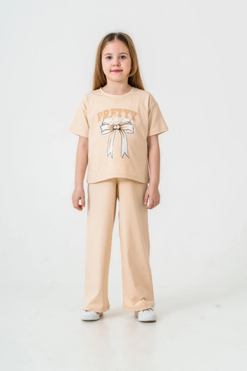Pretty Girl Baskılı Kız Çocuk Takım 033