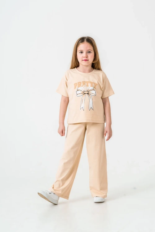 Pretty Girl Baskılı Kız Çocuk Takım 033