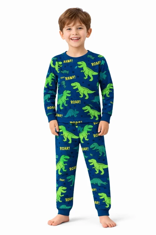 Rawr Dinazor Desenli Erkek Çocuk Pijama Takımı 51349