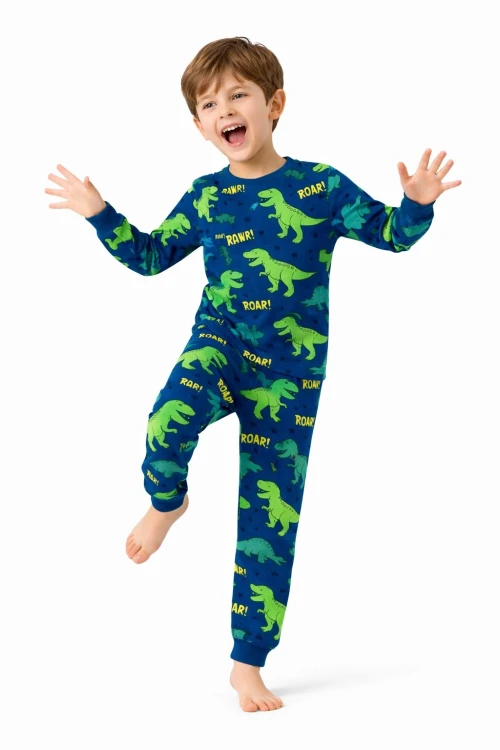 Rawr Dinazor Desenli Erkek Çocuk Pijama Takımı 51349