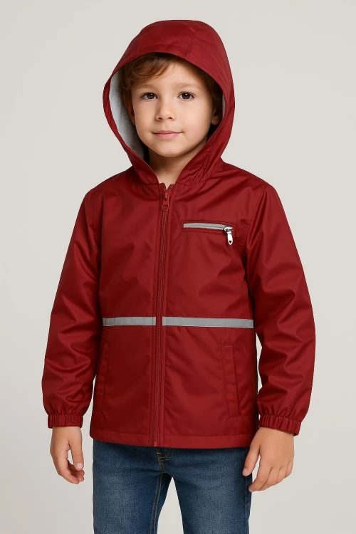 Reflektörlü Erkek Çocuk Yağmurluk 2675
