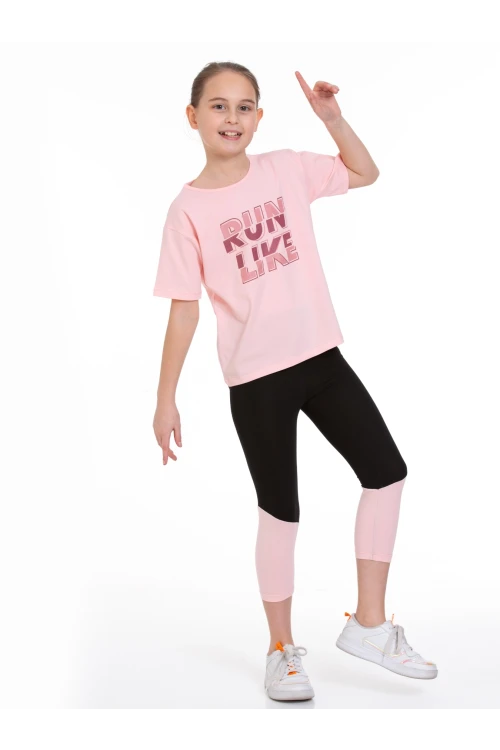 Run Baskılı Taytlı Takım 73251-1