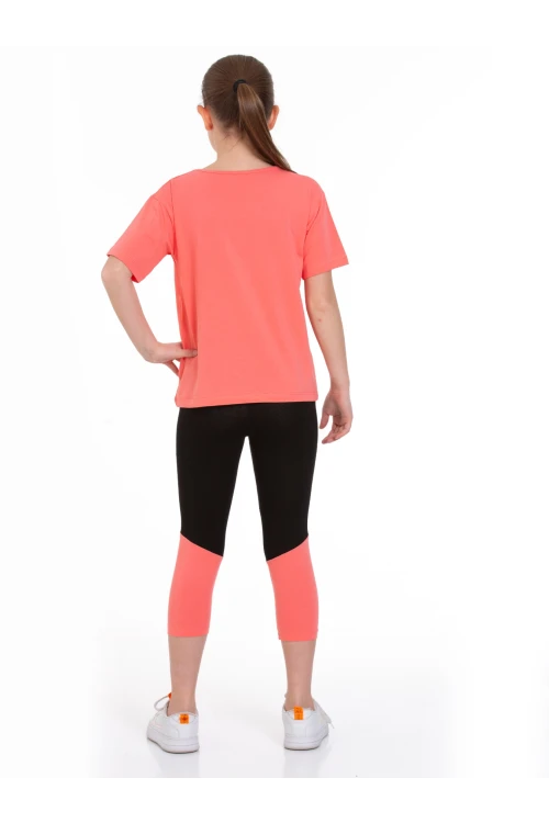 Run Baskılı Taytlı Takım 73251-1