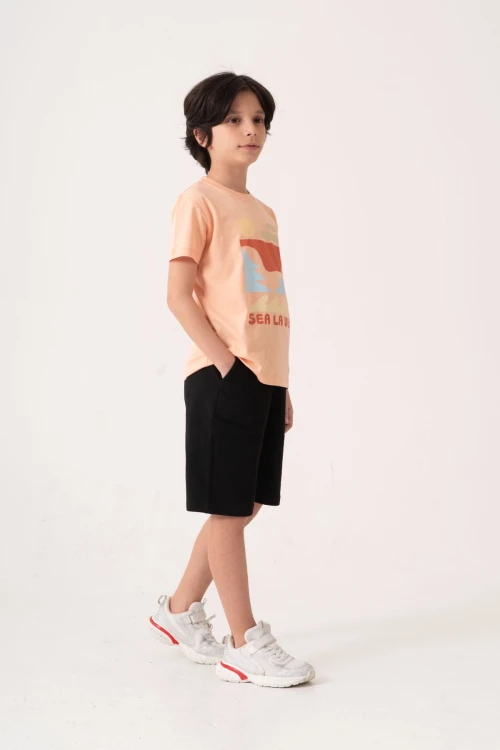 Sea La Vie Baskılı Erkek Çocuk Takım 50604