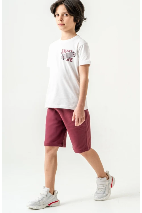 Skate Life Sırt Baskılı Erkek Çocuk Takım 50601