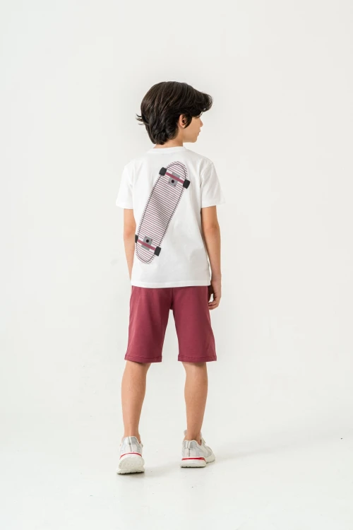 Skate Life Sırt Baskılı Erkek Çocuk Takım 50601