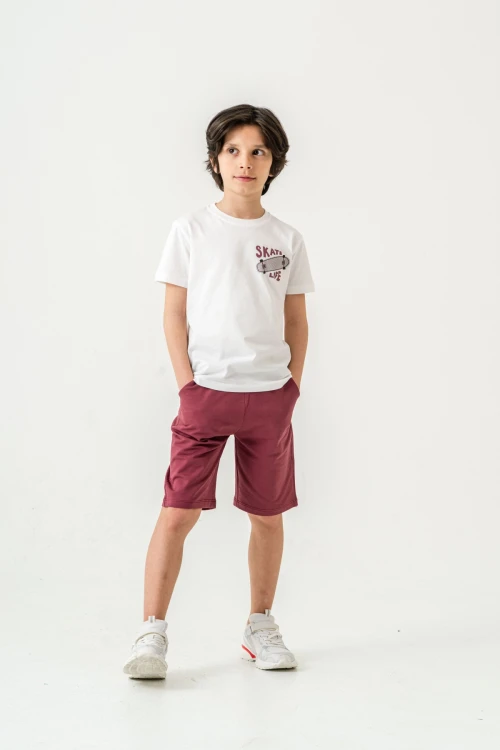 Skate Life Sırt Baskılı Erkek Çocuk Takım 50601