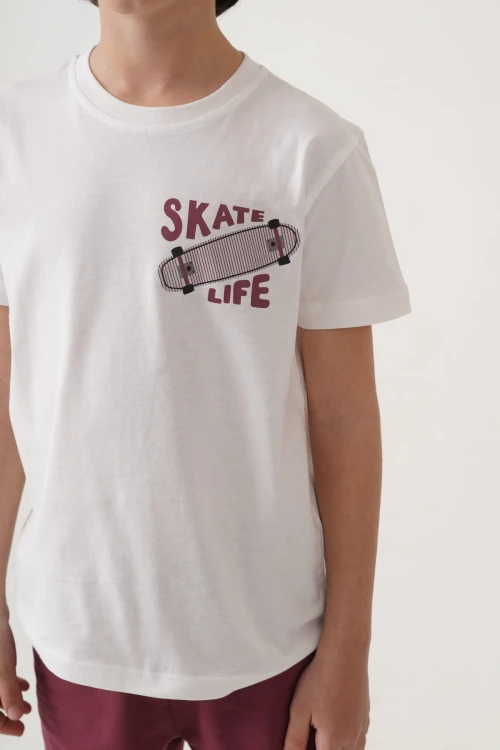 Skate Life Sırt Baskılı Erkek Çocuk Takım 50601
