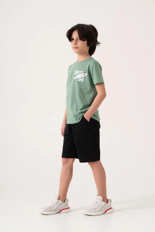 Skate Life Sırt Baskılı Erkek Çocuk Takım 50601