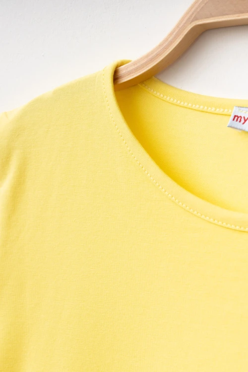 Spread Love Papatya Baskılı Kız Çocuk Tişört 50751