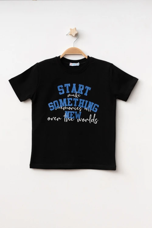 Start Sometime Baskılı Erkek Tişört 50401