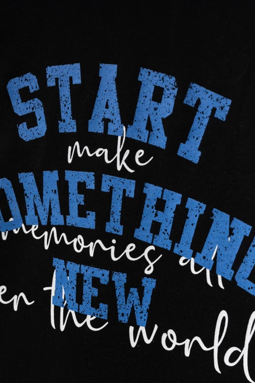 Start Sometime Baskılı Erkek Tişört 50401