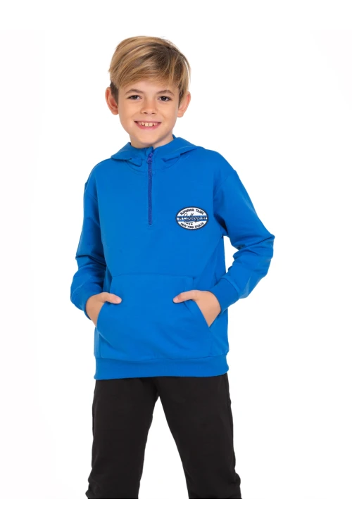 Superior Team Nakışlı Fermuarlı Sweat 54405