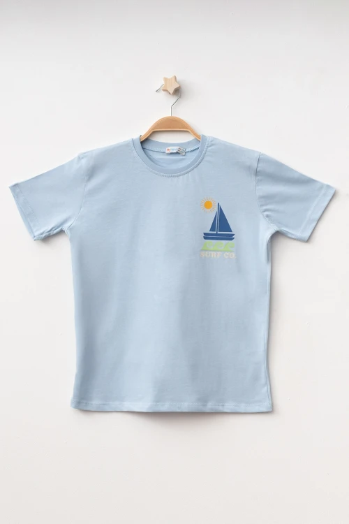 Surf Baskılı Erkek Tişört 50721