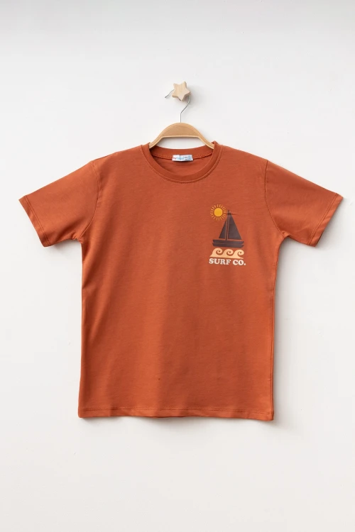 Surf Baskılı Erkek Tişört 50721