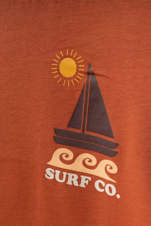 Surf Baskılı Erkek Tişört 50721