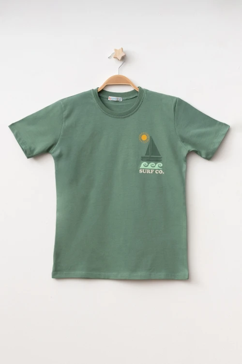 Surf Baskılı Erkek Tişört 50721
