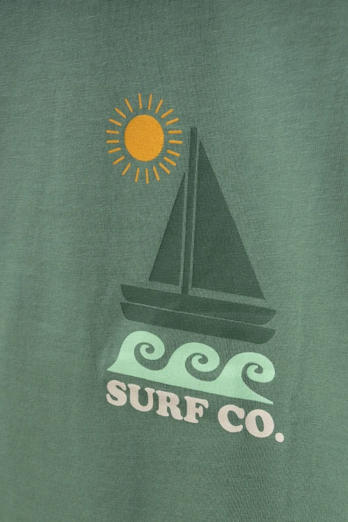 Surf Baskılı Erkek Tişört 50721