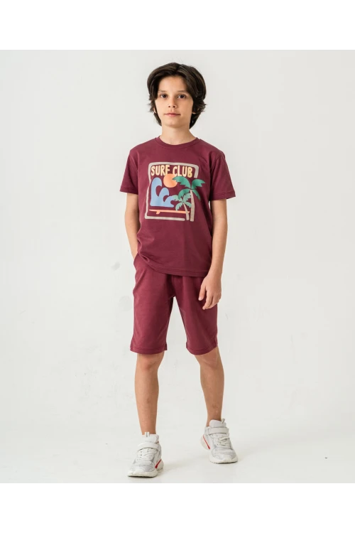 Surf Club Baskılı Erkek Çocuk Takım 50603