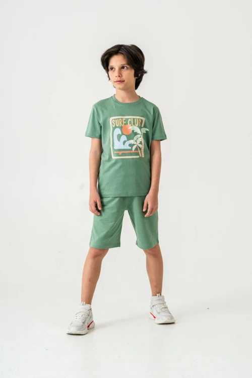 Surf Club Baskılı Erkek Çocuk Takım 50603