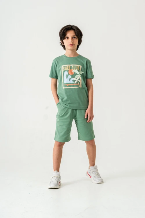 Surf Club Baskılı Erkek Çocuk Takım 50603