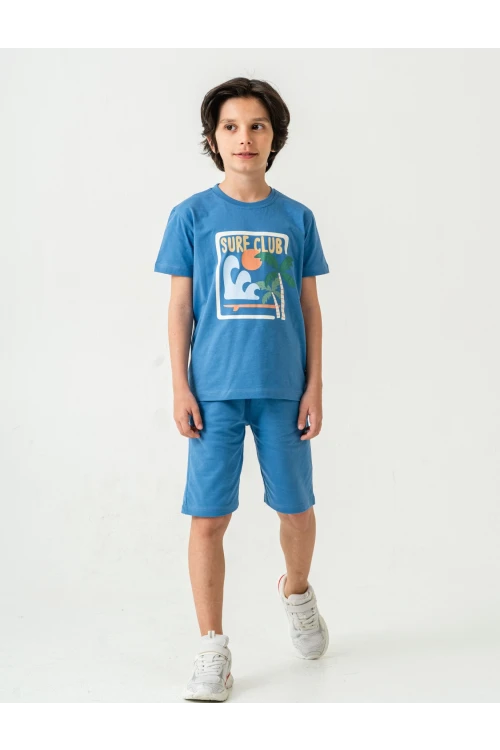 Surf Club Baskılı Erkek Çocuk Takım 50603
