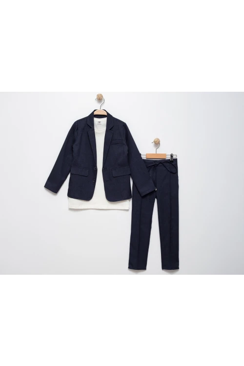 Tişörtlü Ceketli Takım Elbise 2850