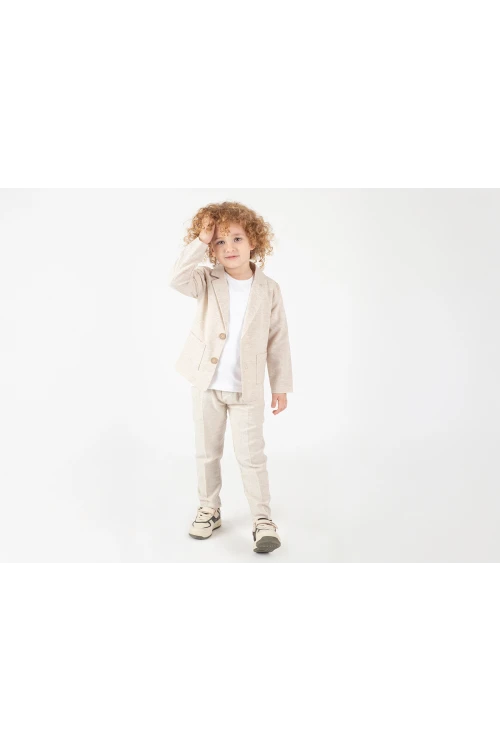 Tişörtlü Ceketli Takım Elbise 2853