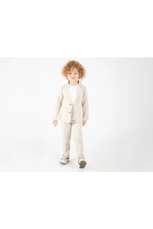 Tişörtlü Ceketli Takım Elbise 2853