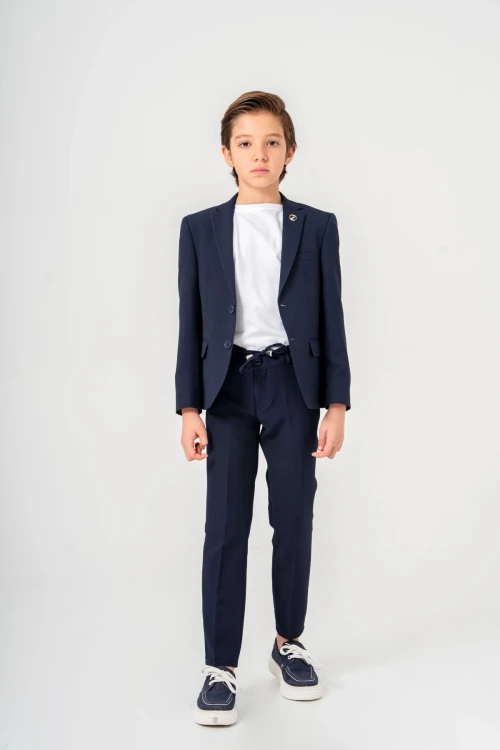 Tişörtlü Ceketli Takım Elbise 4026