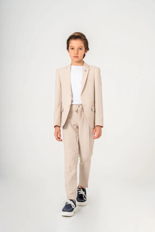 Tişörtlü Ceketli Takım Elbise 4026