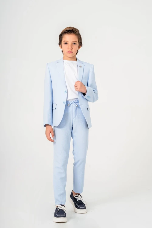 Tişörtlü Ceketli Takım Elbise 4026